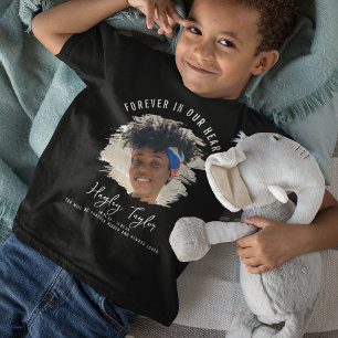 Forever In Our Hearts   Brushed Effect Photo T-Shirt