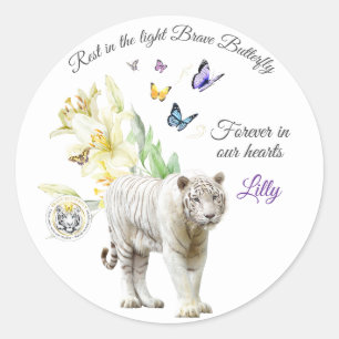  Forever in our hearts. Classic Round Sticker