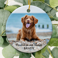 Forever in our Hearts - Dog 2 Photo Pet Memorial