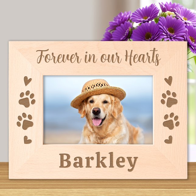 Forever in our Hearts - Dog Cat Pet Memorial Etched Frames (Creator Uploaded)