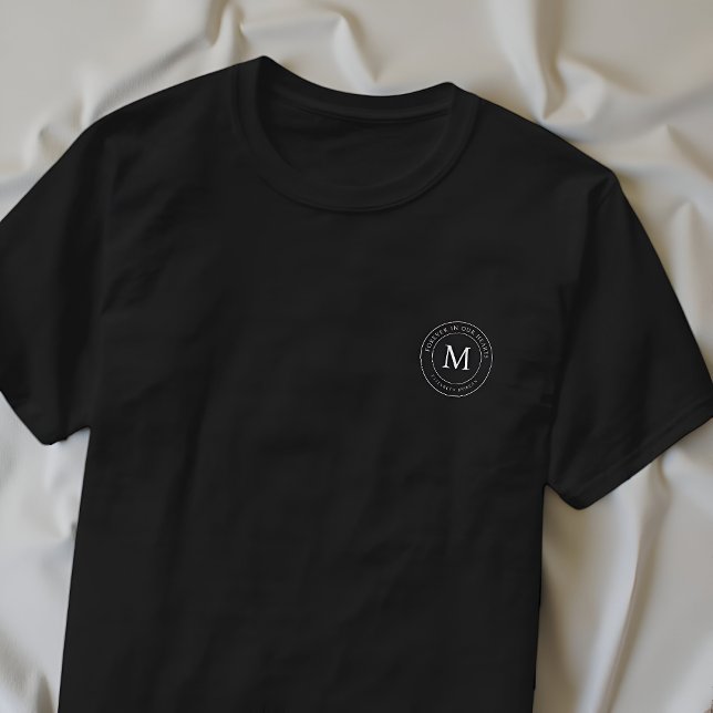 Forever in our Hearts Funeral Memorial Modern T-Shirt (Creator Uploaded)
