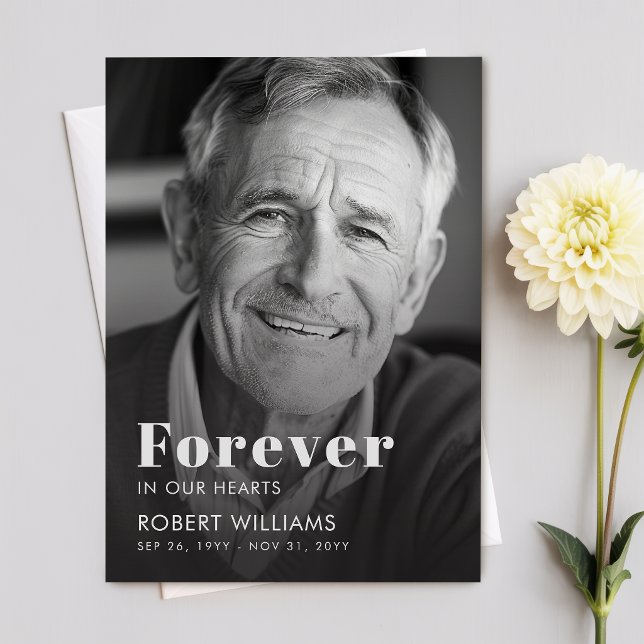 Forever In Our Hearts Funeral Photo Program (Creator Uploaded)
