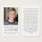 Forever in Our Hearts Memorial Card