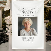 "Forever in our Hearts" Memorial, Name, Photo