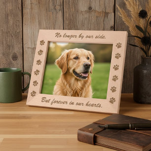 Forever In Our Hearts Memorial Pet Photo Etched Frames