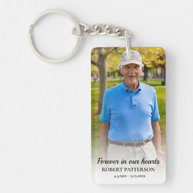Forever in Our Hearts Memorial Photo Keepsake (Devant)
