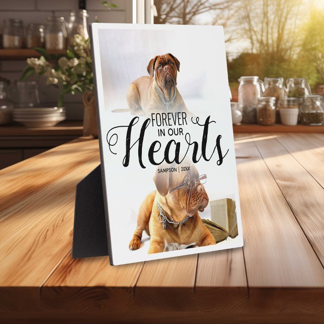Forever in our Hearts Pets Photo Memorial Plaque (Creator Uploaded)