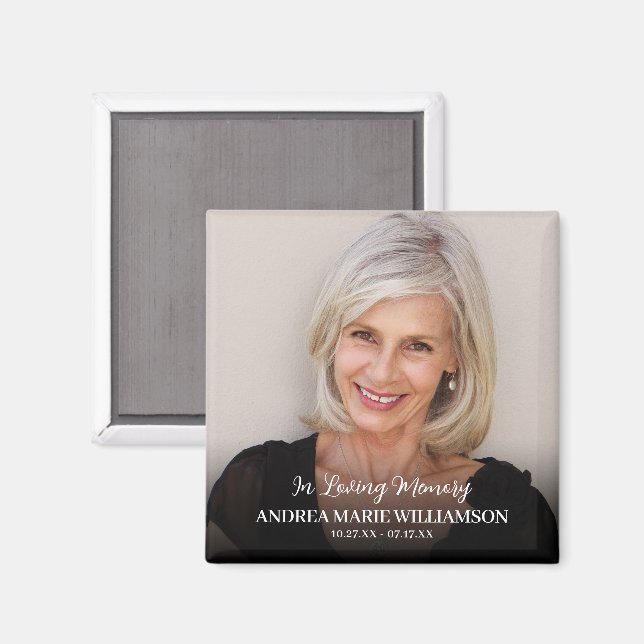 Forever in our Hearts Photo Magnet (Front/Back)