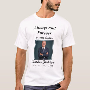 Forever In Our Hearts Photo Memorial T-Shirt