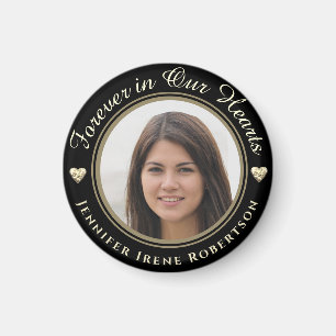 Forever in Our Hearts Photo Remembrance Magnet