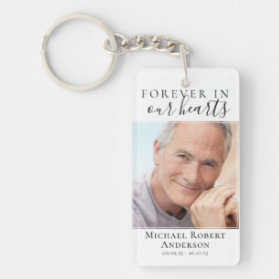 Forever in Our Hearts Photo Sympathy Memorial