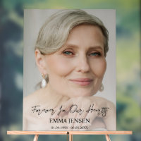 Forever In Our Hearts Photo Welcome Funeral