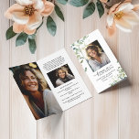 Forever in Our Hearts Small Funeral Prayer Card<br><div class="desc">Forever in Our Hearts Funeral Small Prayer Card featuring 3 of your favourite photos, words, and Psalm. Easy to personalize if you would prefer other text. Perfect to slip into notes, Bibles, or to give to those who could not attend the memorial service. Makes a wonderful keepsake. This is the...</div>