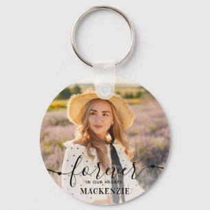 Forever in our Hearts - Sympathy Keepsake Memorial Keychain