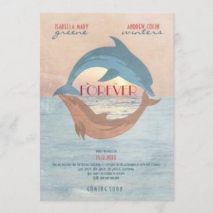 FOREVER - Invitation Mariage de style d'affiche de