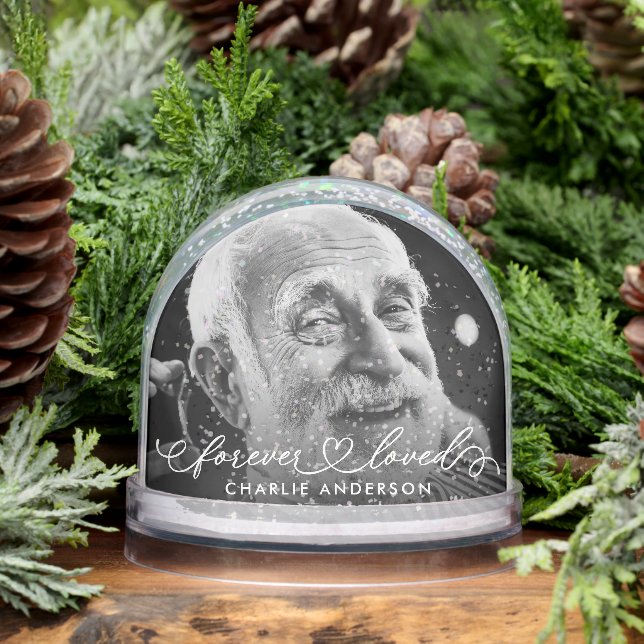 Forever Loever Moderne Calligraphie Script 2 Photo (Hiver)