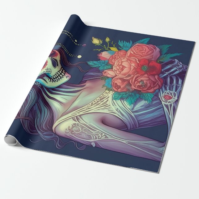 Forever Longing, Forever Devoted, Dreaming Wrapping Paper (Unrolled)