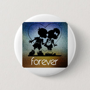 Forever Love 2 Inch Round Button