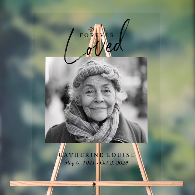 Forever Love Celebration of Life Funeral Welcome (Neutre)