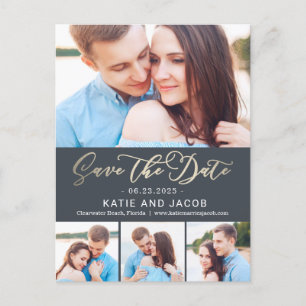 Forever Love EDITABLE COLOR Save The Date Postcard