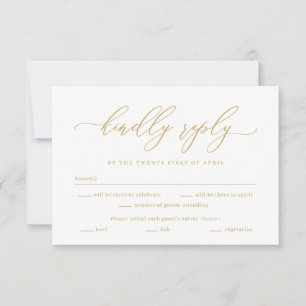 Forever Love EDITABLE COLOR Wedding RSVP Card