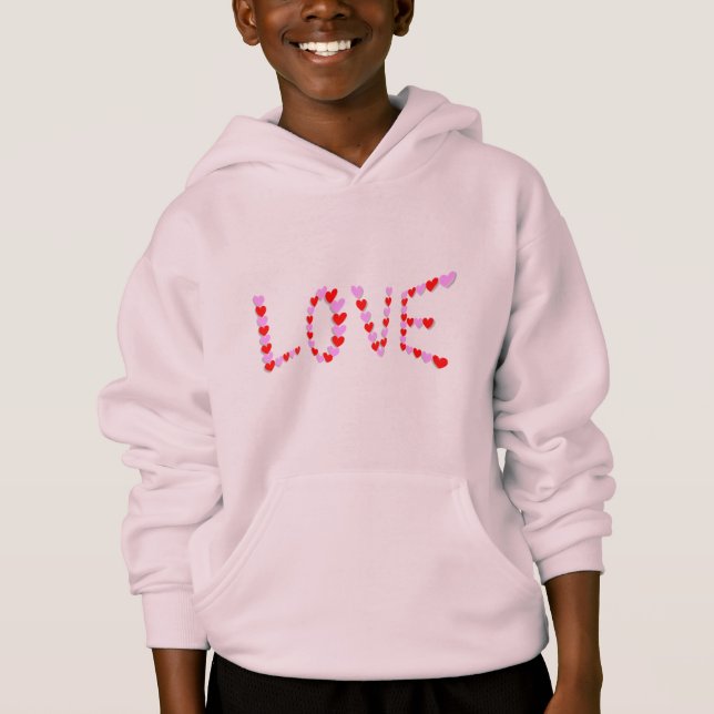 Forever Love Hearts Pink Romantic Sweet (Front)