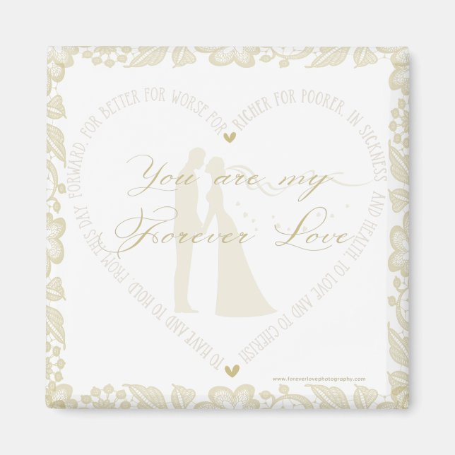 Forever Love Magnet  (Front)