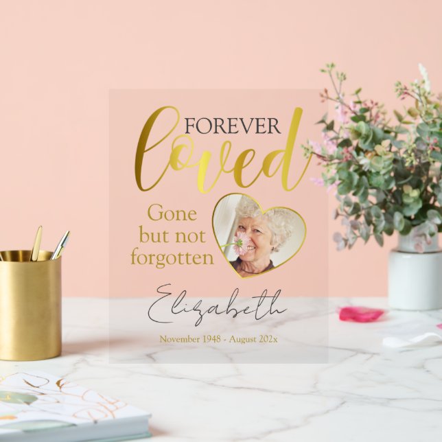 Forever Love Photo Memorial Keepsaké (Mariage)