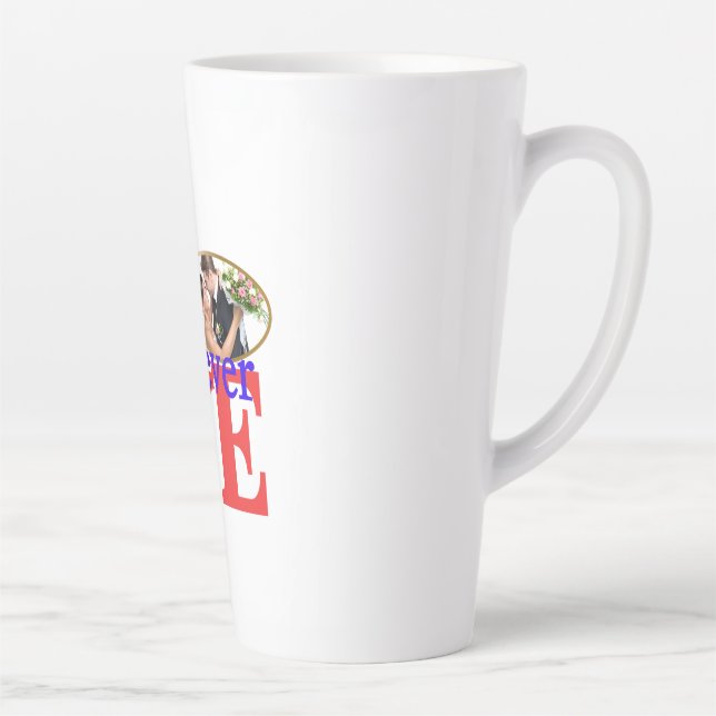 "Forever Love" Photo Mug personnalisée (Droite)