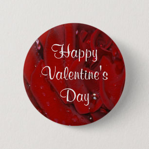 Forever Love Rose 2 Inch Round Button