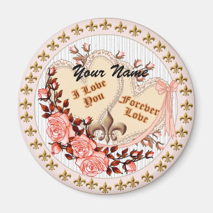 Forever Love wedding   magnet