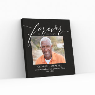 Forever Loved Editable Colour Custom Wrapped Canva Canvas Print