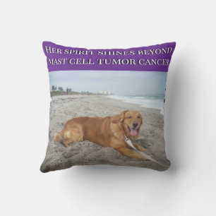 Forever Loved Mast Cell Tribute Throw Pillow