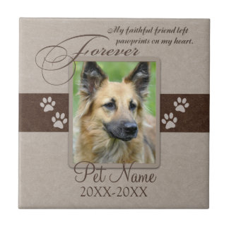 Forever Loved Pet Sympathy Tile