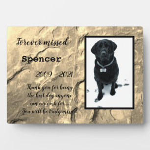 Forever Missed Tabletop Plaque with Easel