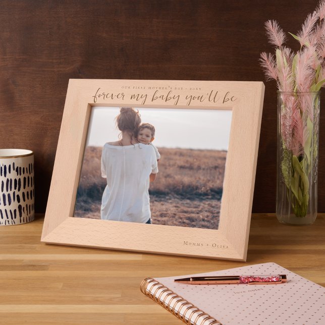 Forever My Baby | First Mother's Day Etched Frames (Creator Uploaded)