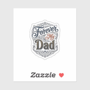 Forever My Dad Vintage Engraving Father’s Day Shir