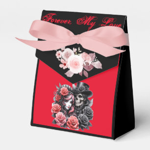 "Forever, My Love" Gothic Couple Valentine's Favor Box