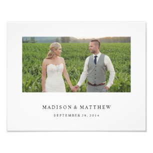 Forever Personalized Wedding Print