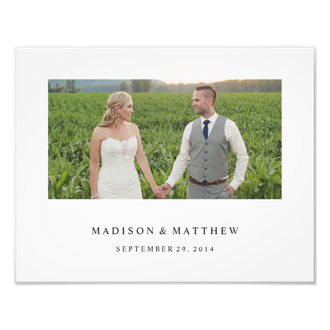 Forever | Personalized Wedding Print (Front)