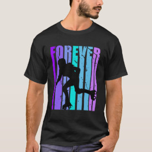 Forever Roller Skating Retro Vintage Roller Derby  T-Shirt