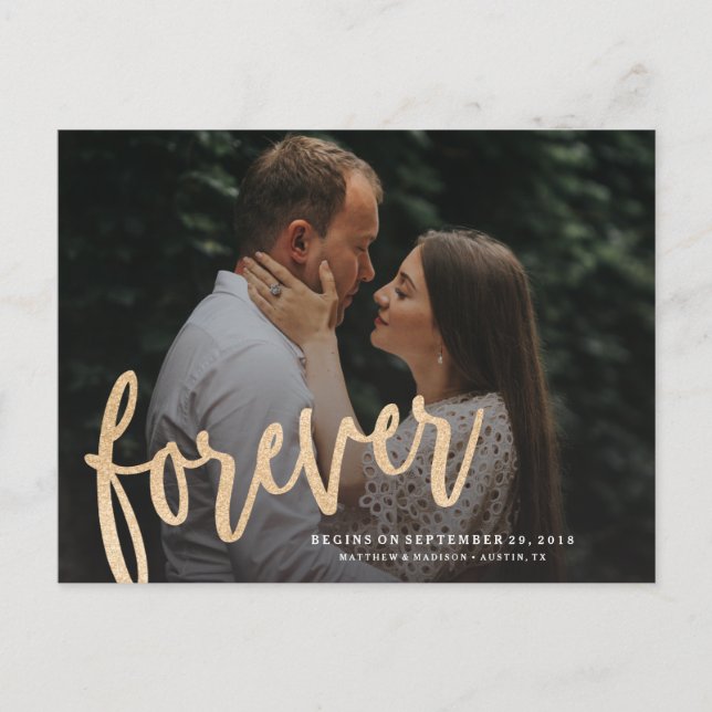 Forever Save the Date Postcard (Front)
