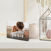 Forever Script Overlay Personalized Couples