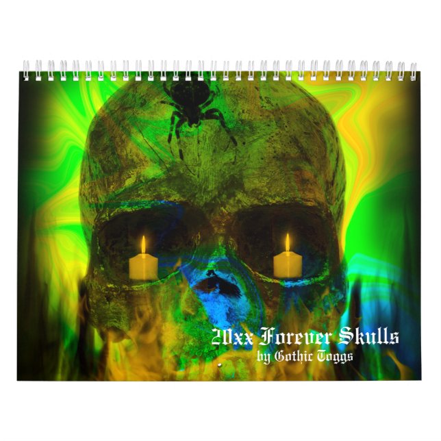 Forever Skulls Goth Fantasy Calendar (Cover)