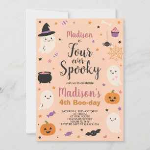 Forever Spooky Kids Boo-Day Birthday Invitation