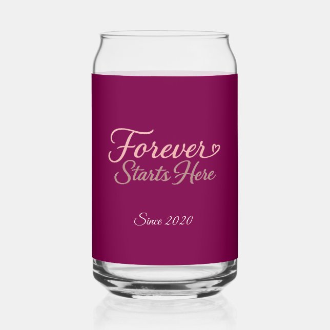 Forever Starts Here Custom Date  (Recto)