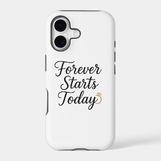 Forever Starts Today - Romantic Wedding Quote Tee