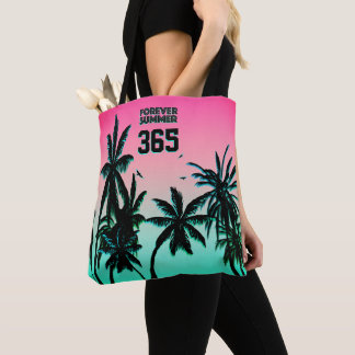 Forever Summer 365 Pink Flamingo Ice Sherbet Tote Bag