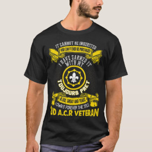 Forever The Title 2nd Armored Cavalry Regiment Vet T-Shirt