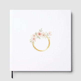 Forever Together Gold Ring Design Guest Book